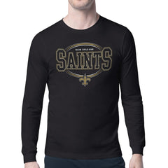 New Orleans Saints Starter Team Track Graphic Long Sleeve T-Shirt - Black online