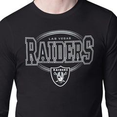 Las Vegas Raiders Starter Team Track Graphic Long Sleeve T-Shirt - Black sale