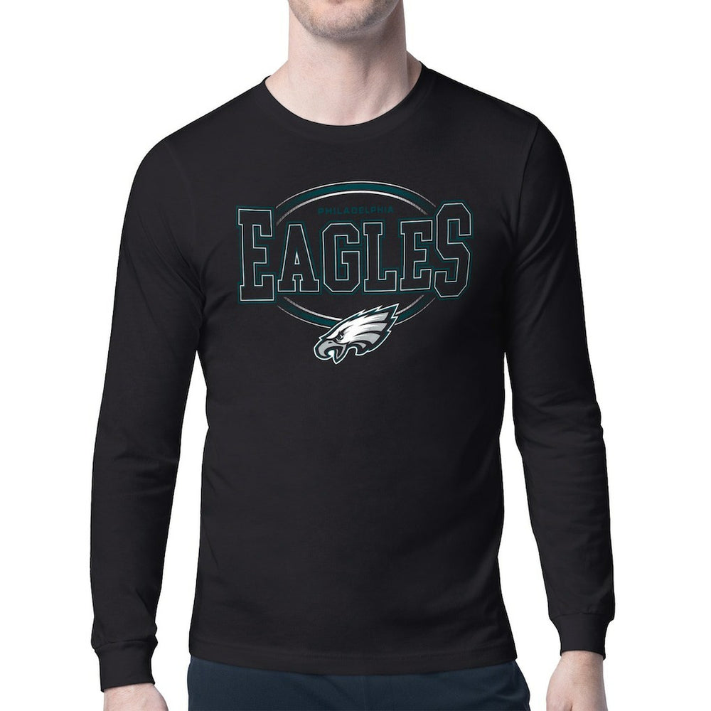 Philadelphia Eagles Starter Team Track Graphic Long Sleeve T-Shirt - Black online