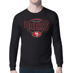 San Francisco 49ers Starter Team Track Graphic Long Sleeve T-Shirt - Black on sale