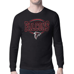 Atlanta Falcons Starter Team Track Graphic Long Sleeve T-Shirt - Black outlet