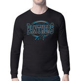 Carolina Panthers Starter Team Track Graphic Long Sleeve T-Shirt - Black discount