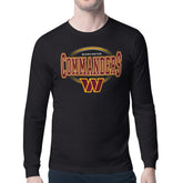 Washington Commanders Starter Team Track Graphic Long Sleeve T-Shirt - Black discount