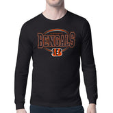 Cincinnati Bengals Starter Team Track Graphic Long Sleeve T-Shirt - Black outlet
