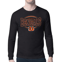 Cincinnati Bengals Starter Team Track Graphic Long Sleeve T-Shirt - Black outlet