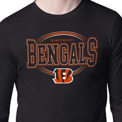 Cincinnati Bengals Starter Team Track Graphic Long Sleeve T-Shirt - Black outlet