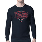 Houston Texans Starter Team Track Graphic Long Sleeve T-Shirt - Navy discount