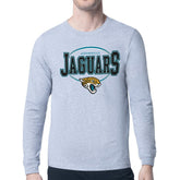 Jacksonville Jaguars Starter Team Track Graphic Long Sleeve T-Shirt - Heather Gray sale