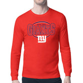 New York Giants Starter Team Track Graphic Long Sleeve T-Shirt - Red discount