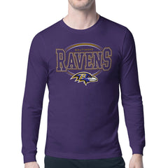 Baltimore Ravens Starter Team Track Graphic Long Sleeve T-Shirt - Purple cheap
