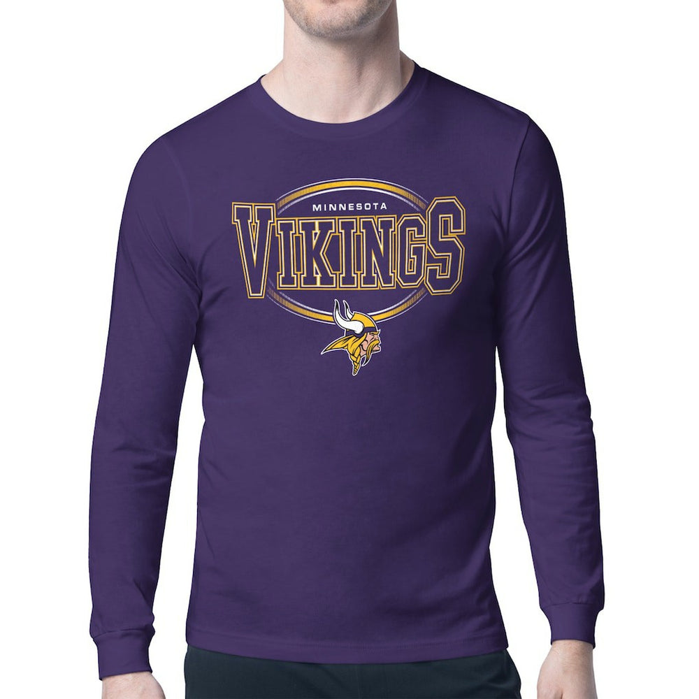 Minnesota Vikings Starter Team Track Graphic Long Sleeve T-Shirt - Purple online