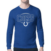 Indianapolis Colts Starter Team Track Graphic Long Sleeve T-Shirt - Royal on sale