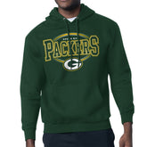 Green Bay Packers Starter Team Track Graphic Pullover Hoodie - Green outlet