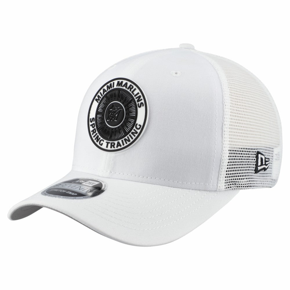 Miami Marlins 2026 Spring Training Fan Pack 9SEVENTY Adjustable Trucker Hat White