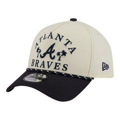 Atlanta Braves 2026 Spring Training Fan Pack Rope A-Frame 9FORTY Adjustable Hat Cream