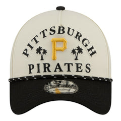 Pittsburgh Pirates 2026 Spring Training Fan Pack Rope A-Frame 9FORTY Adjustable Hat Cream