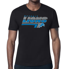 Detroit Lions Starter Logo Push Graphic T-Shirt - Black cheap