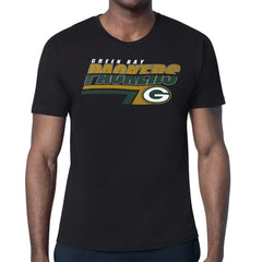 Green Bay Packers Starter Logo Push Graphic T-Shirt - Black outlet