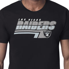 Las Vegas Raiders Starter Logo Push Graphic T-Shirt - Black sale