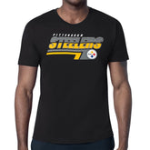 Pittsburgh Steelers Starter Logo Push Graphic T-Shirt - Black for sale