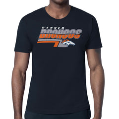 Denver Broncos Starter Logo Push Graphic T-Shirt - Navy online