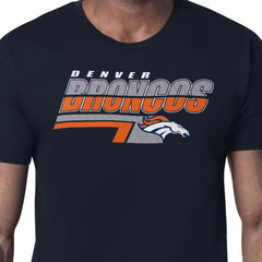 Denver Broncos Starter Logo Push Graphic T-Shirt - Navy online