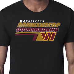 Washington Commanders Starter Logo Push Graphic T-Shirt - Black sale