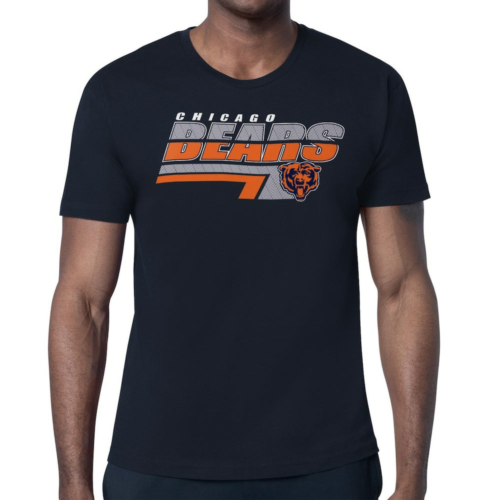 Chicago Bears Starter Logo Push Graphic T-Shirt - Navy cheap