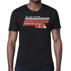 Cleveland Browns Starter Logo Push Graphic T-Shirt - Black sale