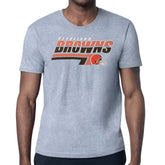 Cleveland Browns Starter Logo Push Graphic T-Shirt - Heather Gray sale