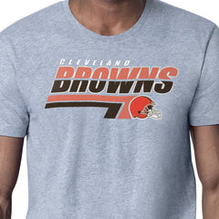 Cleveland Browns Starter Logo Push Graphic T-Shirt - Heather Gray sale