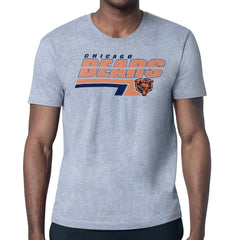 Chicago Bears Starter Logo Push Graphic T-Shirt - Heather Gray cheap