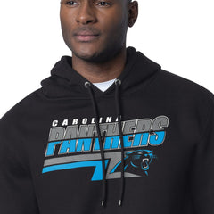 Carolina Panthers Starter Logo Push Graphic Hoodie - Black outlet