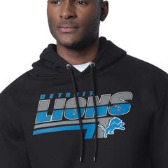 Detroit Lions Starter Logo Push Graphic Hoodie - Black for sale