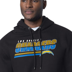 Los Angeles Chargers Starter Logo Push Graphic Hoodie - Black outlet