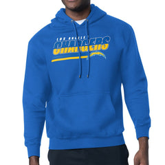 Los Angeles Chargers Starter Logo Push Graphic Hoodie - Royal sale