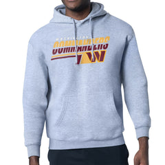 Washington Commanders Starter Logo Push Graphic Hoodie - Heather Gray outlet