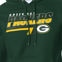 Green Bay Packers Starter Logo Push Graphic Hoodie - Green for sale