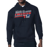 New England Patriots Starter Logo Push Graphic Hoodie - Navy online