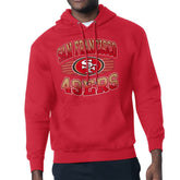 San Francisco 49ers Starter Team Grit Graphic Hoodie - Scarlet cheap