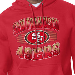 San Francisco 49ers Starter Team Grit Graphic Hoodie - Scarlet cheap