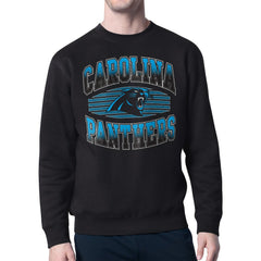 Carolina Panthers Starter Team Grit Graphic Fleece Pullover Sweatshirt - Black outlet