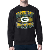 Green Bay Packers Starter Team Grit Graphic Fleece Pullover Sweatshirt - Black for sale