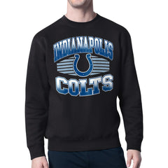 Indianapolis Colts Starter Team Grit Graphic Fleece Pullover Sweatshirt - Black sale