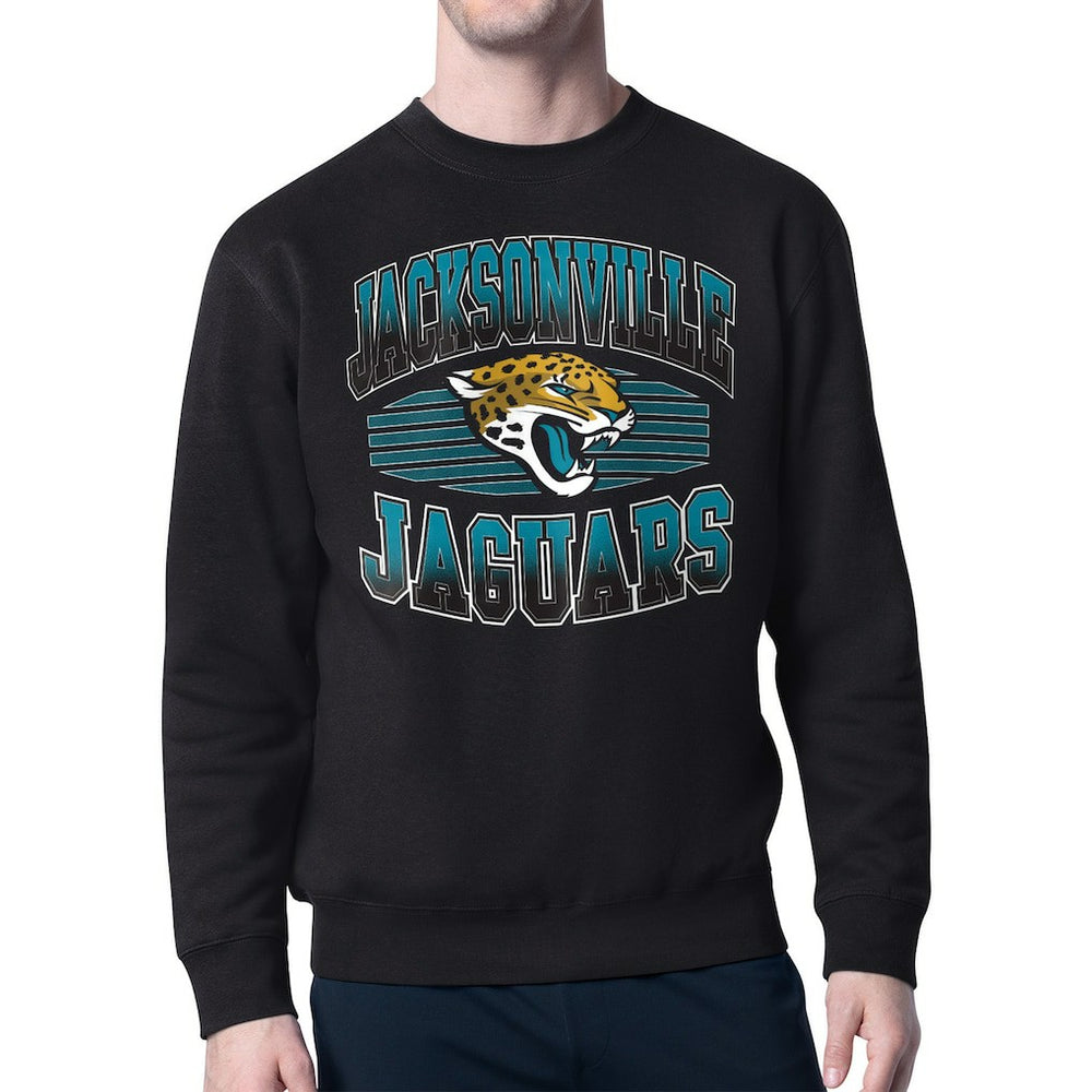 Jacksonville Jaguars Starter Team Grit Graphic Fleece Pullover Sweatshirt - Black outlet