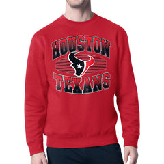 Houston Texans Starter Team Grit Graphic Fleece Pullover Sweatshirt - Red on sale
