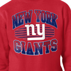 New York Giants Starter Team Grit Graphic Fleece Pullover Sweatshirt - Red for sale