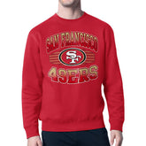 San Francisco 49ers Starter Team Grit Graphic Fleece Pullover Sweatshirt - Scarlet sale