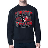 Houston Texans Starter Team Grit Graphic Fleece Pullover Sweatshirt - Navy on sale