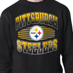 Pittsburgh Steelers Starter Team Grit Graphic Fleece Pullover Sweatshirt - Black cheap